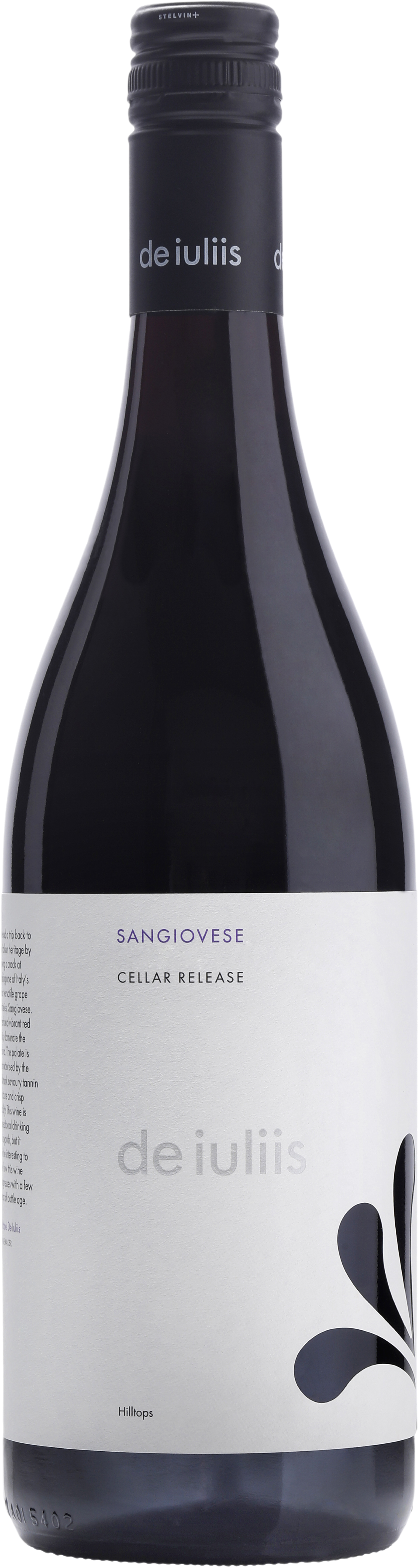 De Iuliis Special Release Hilltops Sangiovese 2018